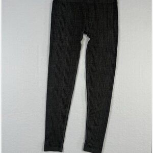 Vuori Seamless Legging Charcoal Plaid Size S New Without Tags